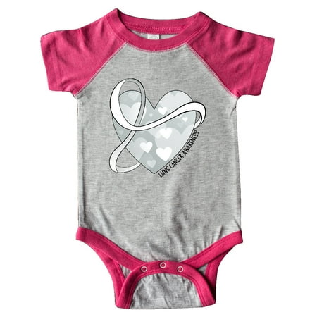Inktastic Lung Cancer Awareness White Ribbon Around Heart Gift Baby Boy or Baby Girl Bodysuit
Inktastic Lung Cancer Awareness White Ribbon Around Heart Gift Baby Boy or Baby Girl Bodysuit