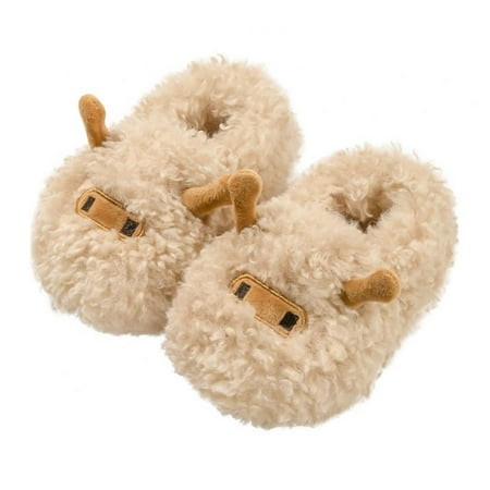 Toddler Bootie Slippers Fuzzy Anti-Slip Cartoon Plush Slippers Kids Cozy Slip-on Slippers Shoes for House Indoor Bedroom 1-5.5Toddlers
Toddler Bootie Slippers Fuzzy Anti-Slip Cartoon Plush Slippers Kids Cozy Slip-on Slippers Shoes for House Indoor Bedroom 1-5.5Toddlers