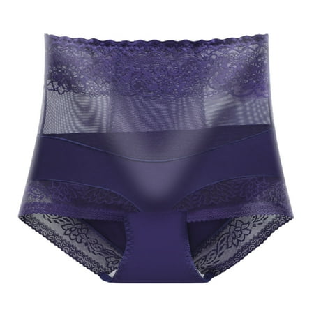 Rumida Women s Sexy Lace Panties M Dark Blue