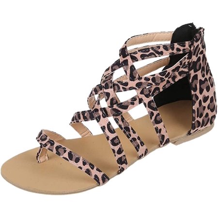 Dressy Flat Sandals for Women Leopard Criss Cross Plus Size Summer Falt Cover Heel Flip Flops Peep toe
Dressy Flat Sandals for Women Leopard Criss Cross Plus Size Summer Falt Cover Heel Flip Flops Peep toe