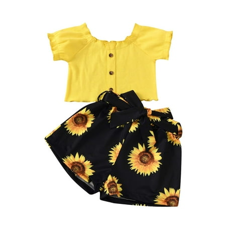 Odeerbi Toddler Boys Girls Clothes Baby Fashion Cute Flowers Print Ruffles Short Sleeve Romper Overalls Bow Suit Yellow
Odeerbi Toddler Boys Girls Clothes Baby Fashion Cute Flowers Print Ruffles Short Sleeve Romper Overalls Bow Suit Yellow