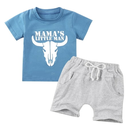 BULLPIANO 0-3 Years Toddler Boy Clothes Summer Cartoon Cotton Short Sleeve T-Shirt and Shorts Outfit Set
BULLPIANO 0-3 Years Toddler Boy Clothes Summer Cartoon Cotton Short Sleeve T-Shirt and Shorts Outfit Set
