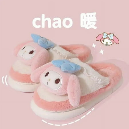 Anime Sanrio Slippers Cartoon Hello Kitty My Melody Kuromi Cinnamoroll Autumn Winter Warm Cotton Soft Home Shoes Birthday Gifts
Anime Sanrio Slippers Cartoon Hello Kitty My Melody Kuromi Cinnamoroll Autumn Winter Warm Cotton Soft Home Shoes Birthday Gifts
