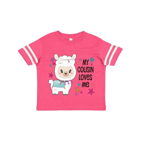 Inktastic My Cousin Loves Me- Cute and Happy Llama Gift Toddler Boy or Toddler Girl T-Shirt
Inktastic My Cousin Loves Me- Cute and Happy Llama Gift Toddler Boy or Toddler Girl T-Shirt