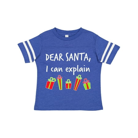 Inktastic Dear Santa I Can Explain... Gift Toddler Boy or Toddler Girl T-Shirt
Inktastic Dear Santa I Can Explain... Gift Toddler Boy or Toddler Girl T-Shirt