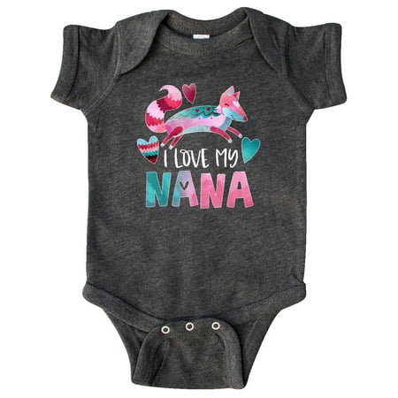 Inktastic I Love My Nana Pink and Blue Fox with Hearts Gift Baby Boy or Baby Girl Bodysuit
Inktastic I Love My Nana Pink and Blue Fox with Hearts Gift Baby Boy or Baby Girl Bodysuit