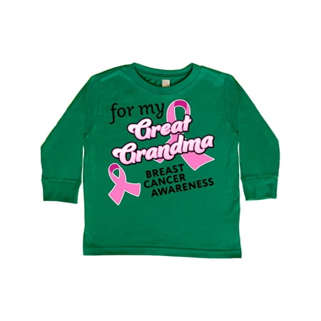 Inktastic For My Great Grandma-Breast Cancer Awareness Gift Toddler Boy or Toddler Girl Long Sleeve T-Shirt
Inktastic For My Great Grandma-Breast Cancer Awareness Gift Toddler Boy or Toddler Girl Long Sleeve T-Shirt
