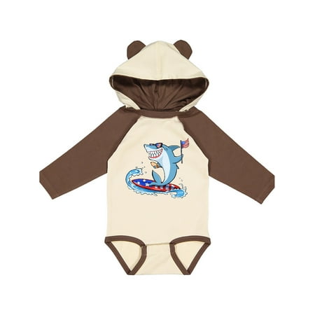 Inktastic Fourth of July Shark Surfing Gift Baby Boy or Baby Girl Long Sleeve Bodysuit
Inktastic Fourth of July Shark Surfing Gift Baby Boy or Baby Girl Long Sleeve Bodysuit