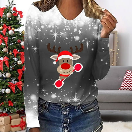 Quealent Bustier Tops For Women 2022 Womens Fall Casual T-Shirts Long Sleeve Tunic Tops Vneck Loose Fit Dressy Blouses Gray XXL
Quealent Bustier Tops For Women 2022 Womens Fall Casual T-Shirts Long Sleeve Tunic Tops Vneck Loose Fit Dressy Blouses Gray XXL