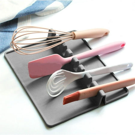 Chueow 2PC Silicone Spoon BPA-Free Anti-slip Heat Resistant Grill Kitchen Utensil Rest Kitchen Supplies
Chueow 2PC Silicone Spoon BPA-Free Anti-slip Heat Resistant Grill Kitchen Utensil Rest Kitchen Supplies