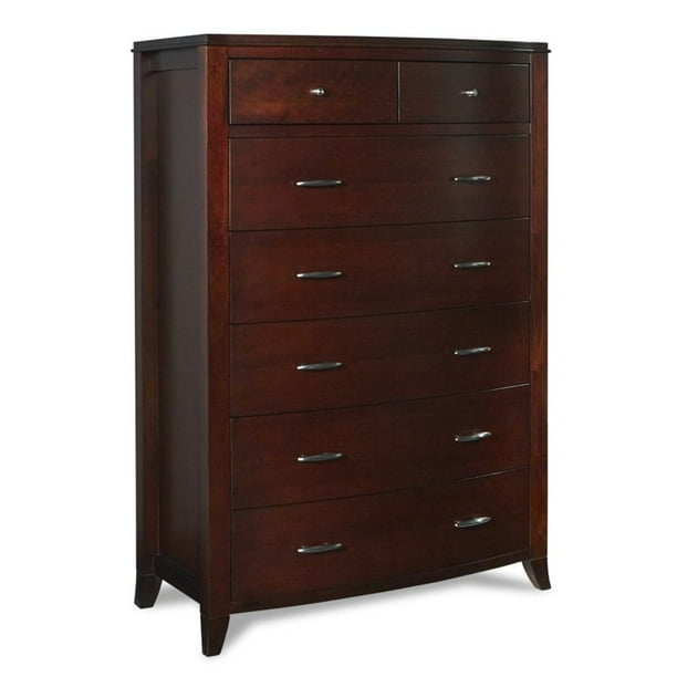 Modus Furniture Brighton Seven Drawer Chest, Cinnamon