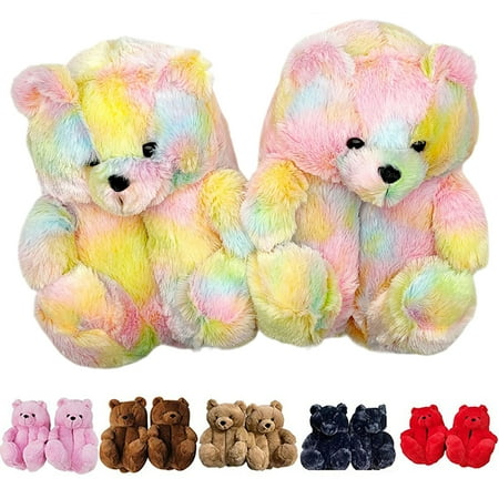 Cartoon Bear Plush Slippers for Women Plush Slippers Home Indoor Warm Slippers Winter Gift
Cartoon Bear Plush Slippers for Women Plush Slippers Home Indoor Warm Slippers Winter Gift