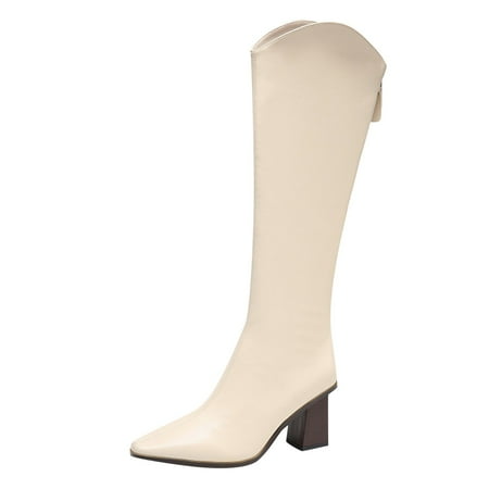 fvwitlyh Knee High Boots Womens High Boots with Heels Fashion Autumn Women Knee High Boots Thick Heel Knee High Leather Boots for Women Wide Calf
fvwitlyh Knee High Boots Womens High Boots with Heels Fashion Autumn Women Knee High Boots Thick Heel Knee High Leather Boots for Women Wide Calf