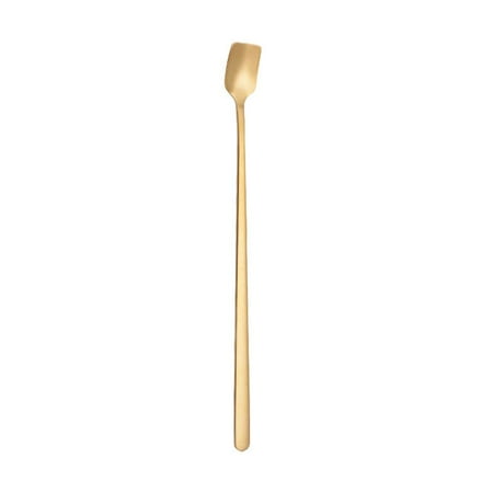 Creativity Long Handle Honey Spoon With Stainless Steel Gold Japanese Style Square Head Bar Shar Dessert Tea Spoons In Kitchen
Creativity Long Handle Honey Spoon With Stainless Steel Gold Japanese Style Square Head Bar Shar Dessert Tea Spoons In Kitchen