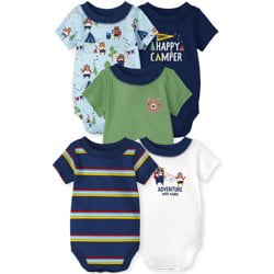 The Children s Place Baby Boy & Toddler Boy Short Sleeve Knit 5-Pack Bodysuits Sizes Newborn-24 Months
The Children s Place Baby Boy & Toddler Boy Short Sleeve Knit 5-Pack Bodysuits Sizes Newborn-24 Months