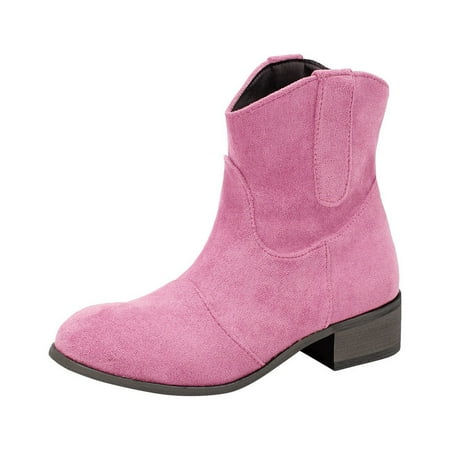 KaLI_store Ankle Boots for Women Low Heel Women s Slip on Ankle Boot Western Almond Round Toe Low Heel Elastic Bootie Pink 6.5
KaLI_store Ankle Boots for Women Low Heel Women s Slip on Ankle Boot Western Almond Round Toe Low Heel Elastic Bootie Pink 6.5