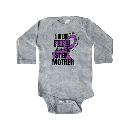 Inktastic Chronic Pain I Wear Purple For My Step Mother Gift Baby Boy or Baby Girl Long Sleeve Bodysuit
Inktastic Chronic Pain I Wear Purple For My Step Mother Gift Baby Boy or Baby Girl Long Sleeve Bodysuit