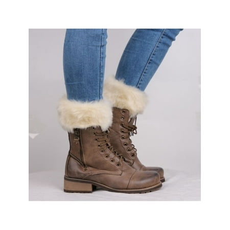 Women Boot Cuffs Winter Short Solid Color Cable Knit Leg Warmers Fluffy Top Warm Wild Fashion Boot Cuffs Socks
Women Boot Cuffs Winter Short Solid Color Cable Knit Leg Warmers Fluffy Top Warm Wild Fashion Boot Cuffs Socks