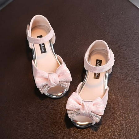 DAETIROS Lovely Soft Sandals Princess Baby Girls Shoes Pink