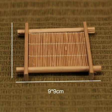 Clearance! Bamboo Coasters Teacup Saucers Sets Square Handmade Tea Cup Mat for Kungfu Tea Tea Mat Pot Mat Bowl Mat
Clearance! Bamboo Coasters Teacup Saucers Sets Square Handmade Tea Cup Mat for Kungfu Tea Tea Mat Pot Mat Bowl Mat