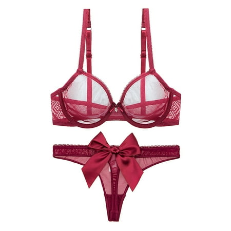 Sexy Lace Bra See Through Breathable Soft Underwear Low Waist See Through Panties for Women
Sexy Lace Bra See Through Breathable Soft Underwear Low Waist See Through Panties for Women
