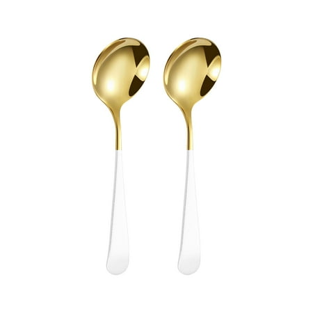 YaoLEO Tableware Round Spoon 304 Stainless Spoon Fork Household Cute Small Soup Spoon Thick Round Bottom Eating Spoon
YaoLEO Tableware Round Spoon 304 Stainless Spoon Fork Household Cute Small Soup Spoon Thick Round Bottom Eating Spoon