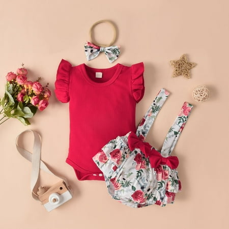 KONBECA Baby Boys Girls Rompers Infants Pure Cotton Coverall Toddler Baby Girls Bodysuit Flowers Print Ruffles Short Sleeve Romper Overalls Bow Suit Outfits (0-12 Months)
KONBECA Baby Boys Girls Rompers Infants Pure Cotton Coverall Toddler Baby Girls Bodysuit Flowers Print Ruffles Short Sleeve Romper Overalls Bow Suit Outfits (0-12 Months)