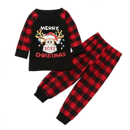 Christmas Pajamas for Family Parent-Child Outfit Winter Fall Merry Deer Letter Long Sleeve PJ s Plaid Matching Xmas Sleepwear Loungewear Pants Pajama Sets
Christmas Pajamas for Family Parent-Child Outfit Winter Fall Merry Deer Letter Long Sleeve PJ s Plaid Matching Xmas Sleepwear Loungewear Pants Pajama Sets