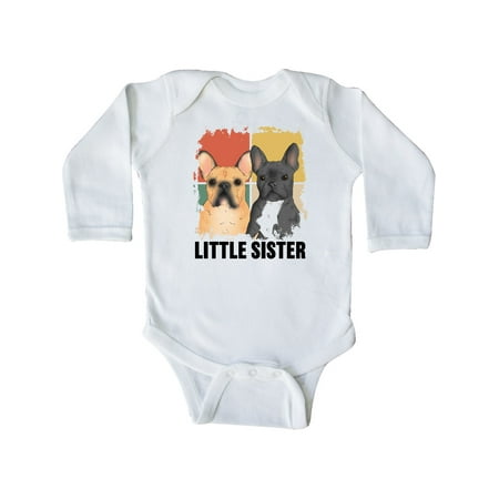 Inktastic Little Sister Cute French Bulldogs Gift Baby Boy or Baby Girl Long Sleeve Bodysuit
Inktastic Little Sister Cute French Bulldogs Gift Baby Boy or Baby Girl Long Sleeve Bodysuit