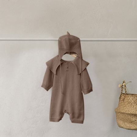Newborn Infant Baby Girls Boys Autumn Solid Cotton Long Sleeve Romper Jumpsuit Hat Clothes
Newborn Infant Baby Girls Boys Autumn Solid Cotton Long Sleeve Romper Jumpsuit Hat Clothes