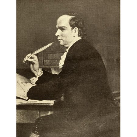 Posterazzi DPI1857675LARGE Oliver Goldsmith 1730-1774 Anglo-Irish Playwright Novelist Poet Poster Print, Large - 26 x 34