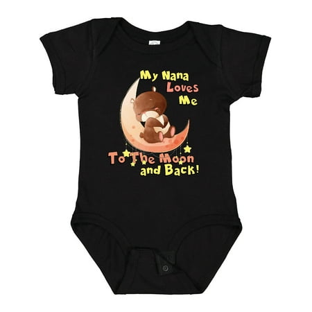 Inktastic My Nana Loves Me to the Moon and Back Gift Baby Boy or Baby Girl Bodysuit
Inktastic My Nana Loves Me to the Moon and Back Gift Baby Boy or Baby Girl Bodysuit