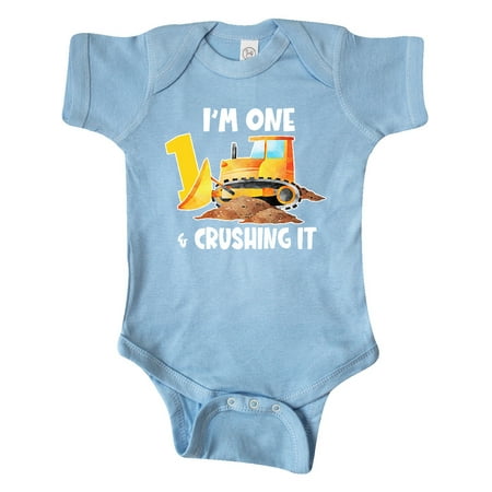 Inktastic I m 1 and Crushing It Construction 1st Birthday Gift Baby Boy or Baby Girl Bodysuit
Inktastic I m 1 and Crushing It Construction 1st Birthday Gift Baby Boy or Baby Girl Bodysuit
