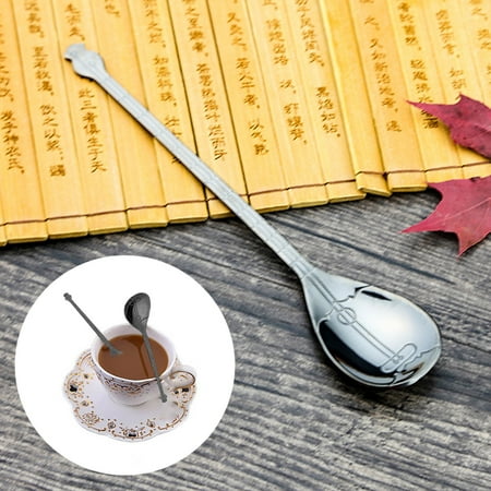Stainless Steel Coffee Spoon Musical Instrument Spoon Lute Spoon Ice Spoon Drink Mixing Spoon Color Spoon Handle Spoon Tableware Kitchen Gadgets
Stainless Steel Coffee Spoon Musical Instrument Spoon Lute Spoon Ice Spoon Drink Mixing Spoon Color Spoon Handle Spoon Tableware Kitchen Gadgets