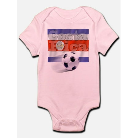 CafePress - Soccer Flag Costa Rica Infant Bodysuit - Baby Light Bodysuit