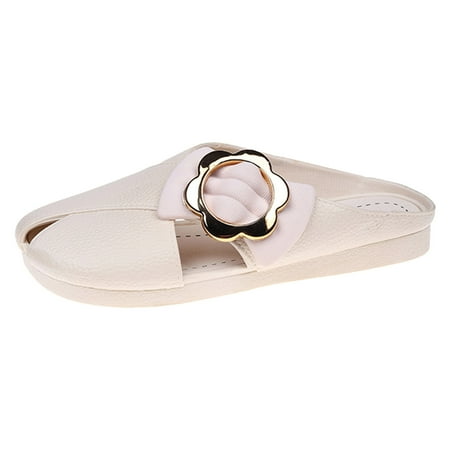Women Sandals Pattern Flower Decoration Round Toe Flat Bottom Comfortable Four Seasons Casual Shoes
Women Sandals Pattern Flower Decoration Round Toe Flat Bottom Comfortable Four Seasons Casual Shoes