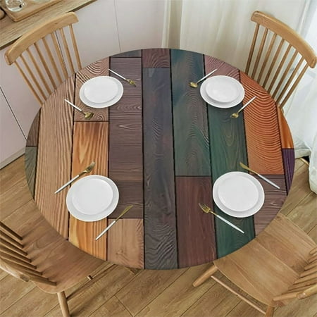 Ulloord Round Table Cover Waterproof Reusable Table Cloth Round Fitted Vinyl Tablecloth with Elastic Edged for Parties Outdoors Colorful Vintage Board
Ulloord Round Table Cover Waterproof Reusable Table Cloth Round Fitted Vinyl Tablecloth with Elastic Edged for Parties Outdoors Colorful Vintage Board