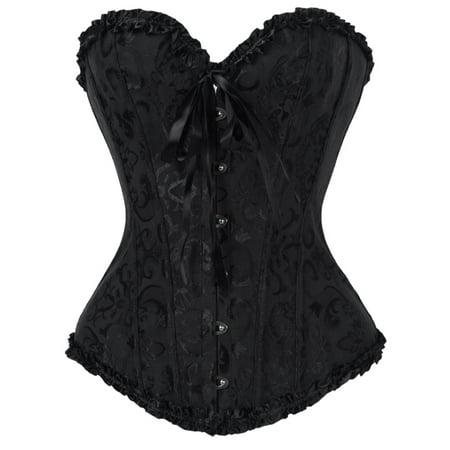 FANNYC Women s Lacing Corset Top Floral Boned Overbust Body Shaper Waist Cincher Bustier Plus Size With G-String
FANNYC Women s Lacing Corset Top Floral Boned Overbust Body Shaper Waist Cincher Bustier Plus Size With G-String