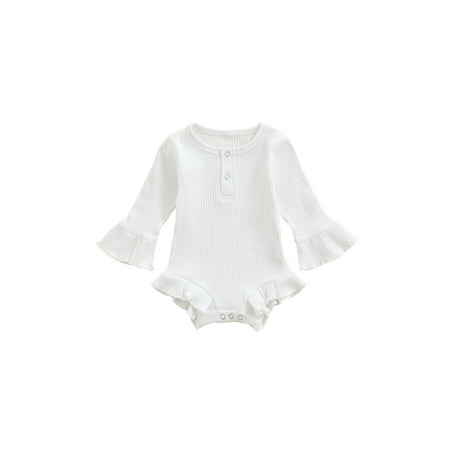 wsevypo Unisex Baby Boy Girl Long Sleeve Ruffle Romper Bodysuit Jumpsuit Tops Summer Spring Clothes
wsevypo Unisex Baby Boy Girl Long Sleeve Ruffle Romper Bodysuit Jumpsuit Tops Summer Spring Clothes