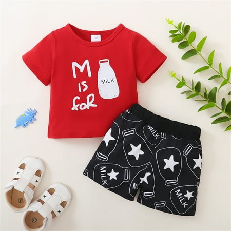 Dairy Cow Printed Toddler Boys Outfits Short Sleeve Letter Printed T Shirt Printed Shorts Pants Spring Summer Cute Casual Cartoon Fashion Outwear Streetwear Vocation Sets
Dairy Cow Printed Toddler Boys Outfits Short Sleeve Letter Printed T Shirt Printed Shorts Pants Spring Summer Cute Casual Cartoon Fashion Outwear Streetwear Vocation Sets