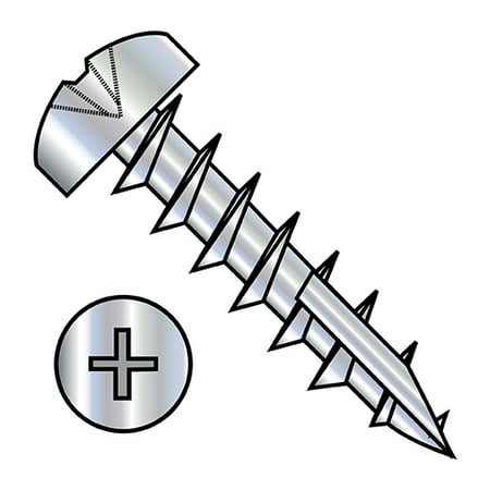 10X5/8 Phillips Pan Deep Thread Wood Screw Type 17 Full Thread Steel Nickel Finish (Pack Qty 7 000) BC-1010DPP17DN
10X5/8 Phillips Pan Deep Thread Wood Screw Type 17 Full Thread Steel Nickel Finish (Pack Qty 7 000) BC-1010DPP17DN