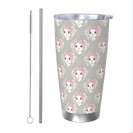 Bingfone Beautiful Rabbit1 for 20 Oz Stainless Steel Travel Mug Double Wall Water Coffee Cup for Home Office Outdoor Works Great for Ice Drinks and Hot Beverage-Straw Two-piece Set
Bingfone Beautiful Rabbit1 for 20 Oz Stainless Steel Travel Mug Double Wall Water Coffee Cup for Home Office Outdoor Works Great for Ice Drinks and Hot Beverage-Straw Two-piece Set