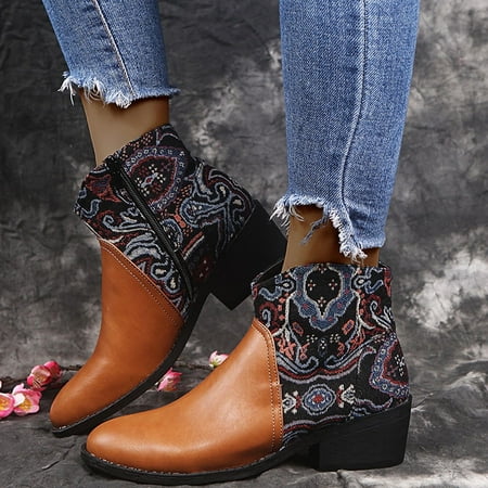 Zunfeo Women s Mid Calf Boots- Desert Boots Fashion Warm Pointy Toe Solid Low-heeled Boots Christmas Gifts Clearance Brown 9
Zunfeo Women s Mid Calf Boots- Desert Boots Fashion Warm Pointy Toe Solid Low-heeled Boots Christmas Gifts Clearance Brown 9
