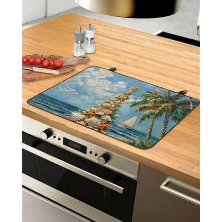 Coastal Christmas Tree Stove Top Covers for Electric Stove Heat Insulation Fireproof Glass Cooktop Cover Counter Top Glass Stove Cover for Prevent Scratches 29 x21 Nautical Beach Seaside Xmas
Coastal Christmas Tree Stove Top Covers for Electric Stove Heat Insulation Fireproof Glass Cooktop Cover Counter Top Glass Stove Cover for Prevent Scratches 29 x21 Nautical Beach Seaside Xmas