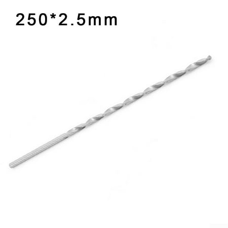 2.5-6.5mm Extra Long 60mm-300mm HSS Straight Shank Drill Bit Hole Saw Tool