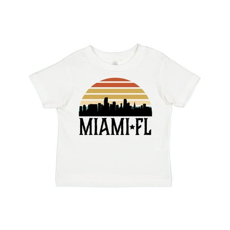 Inktastic Miami Florida Skyline Retro Sunset Gift Toddler Boy or Toddler Girl T-Shirt
Inktastic Miami Florida Skyline Retro Sunset Gift Toddler Boy or Toddler Girl T-Shirt