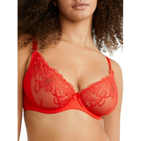 Curvy Kate Womens Stand Out Sheer Plunge Bra Style-CK049115