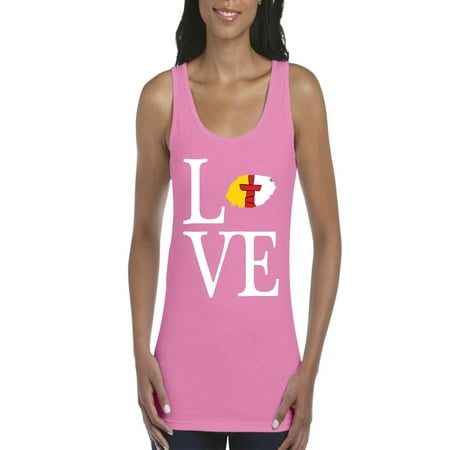 Love Canada Nunavut Women Tanks Tank Tops