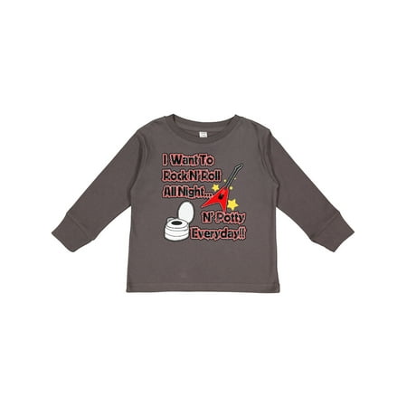 Inktastic I want to rock n roll n potty everyday!! Boys or Girls Long Sleeve Toddler T-Shirt
Inktastic I want to rock n roll n potty everyday!! Boys or Girls Long Sleeve Toddler T-Shirt