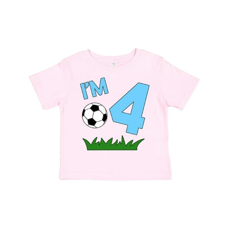 Inktastic I m Four! Fourth Birthday Soccer Gift Toddler Boy or Toddler Girl T-Shirt
Inktastic I m Four! Fourth Birthday Soccer Gift Toddler Boy or Toddler Girl T-Shirt